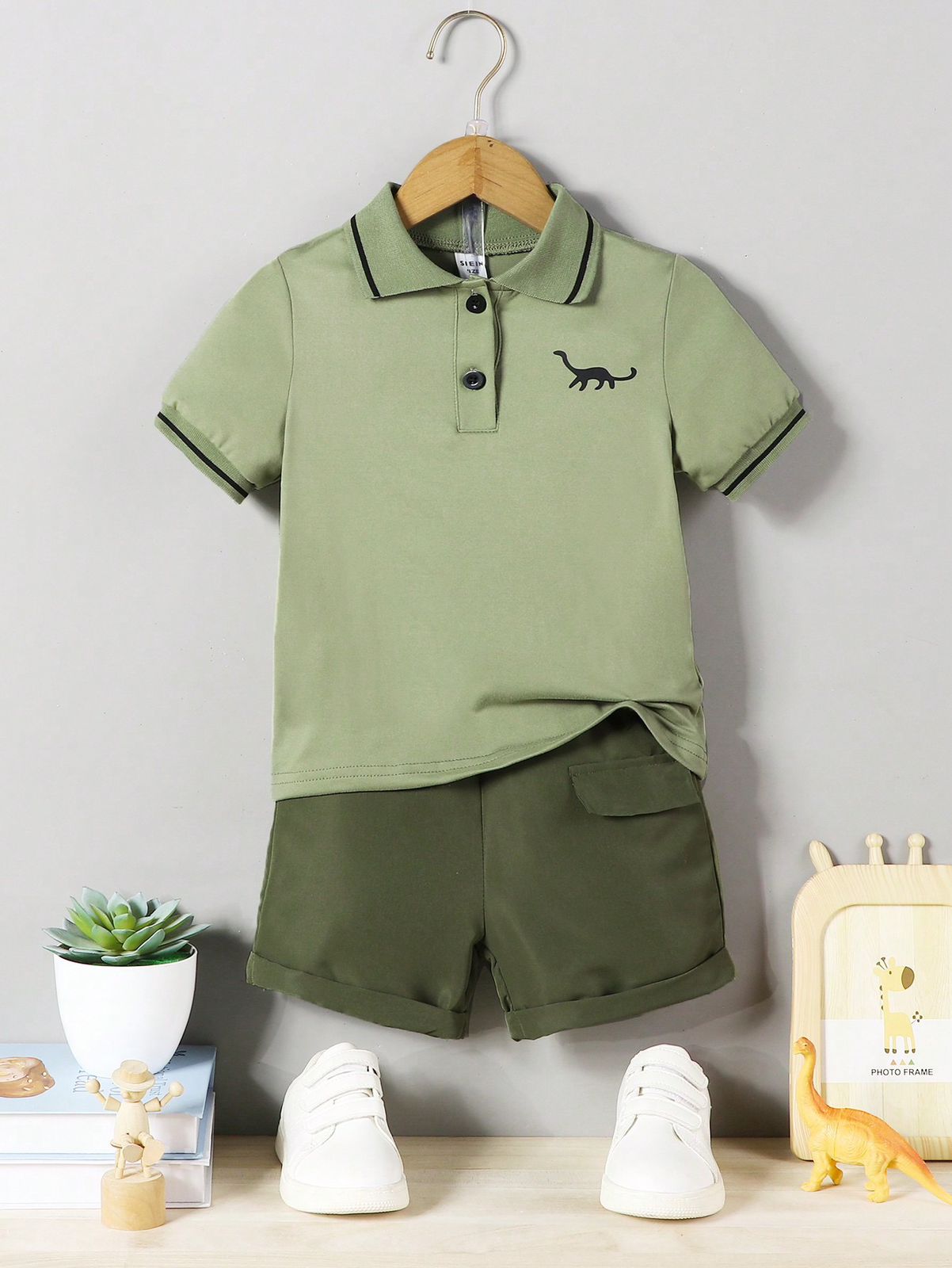 Set de 2 piezas de ropa de verano para niño pequeño, nueva moda 2024, traje de manga corta, ropa de verano con estilo