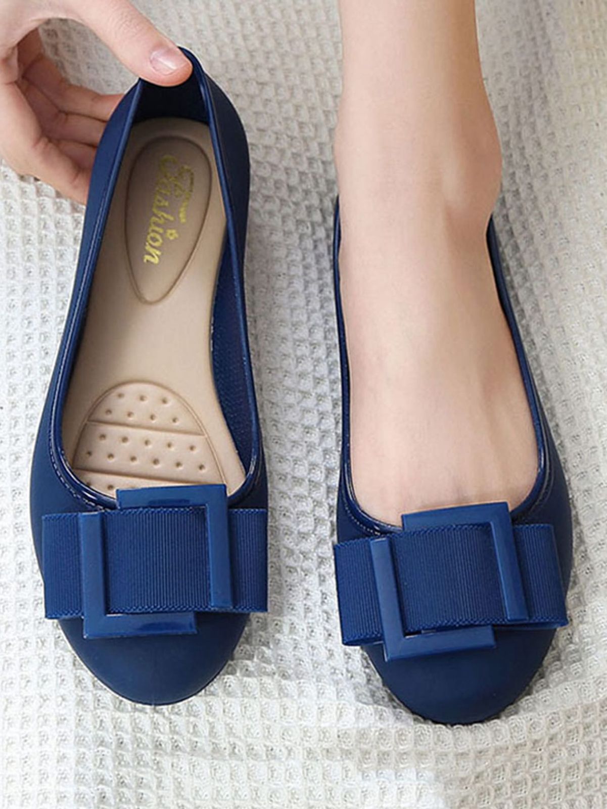 Mujer Zapatillas planas con diseño de hebilla ballet moda exterior