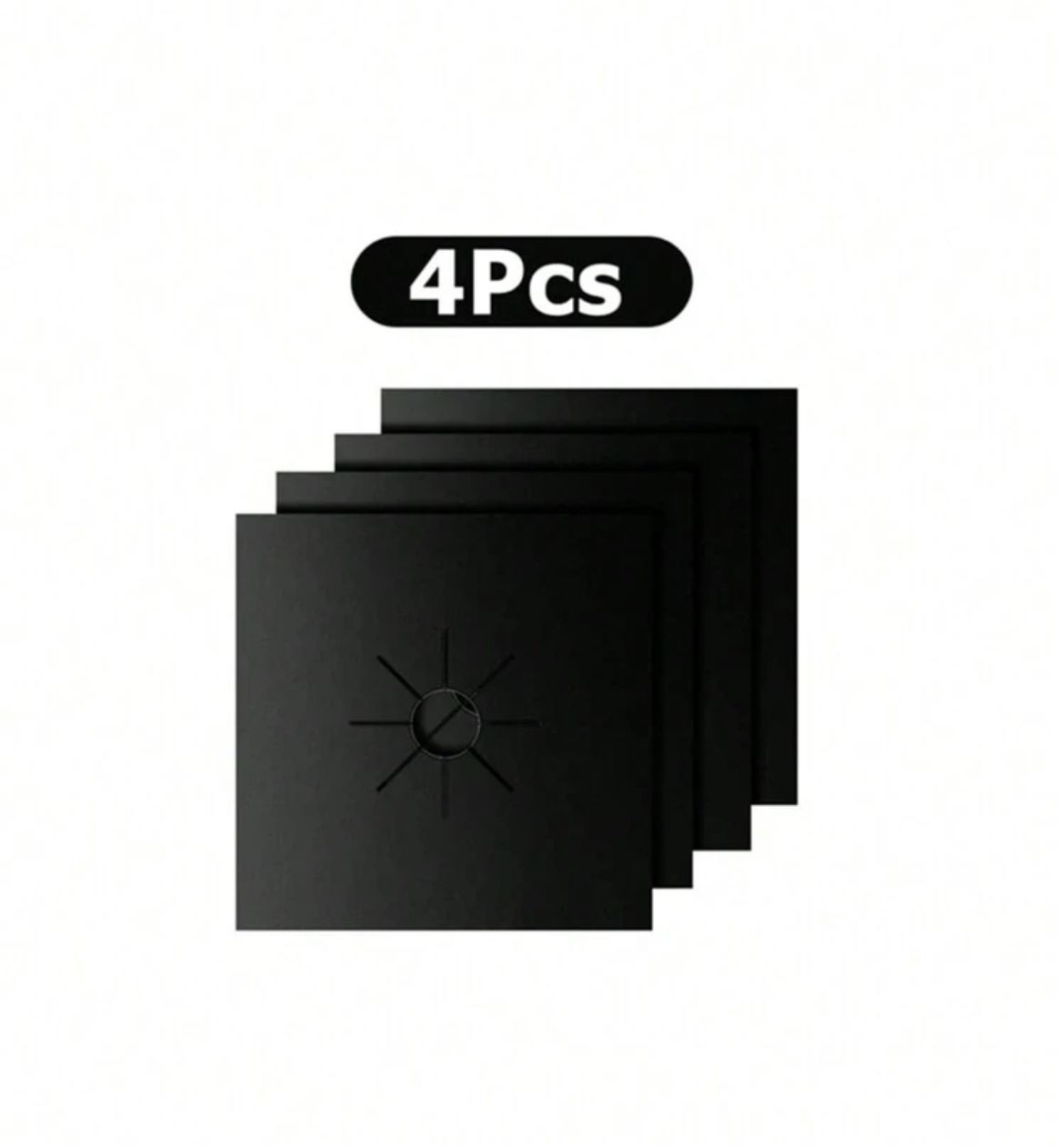 4 piezas Alfombrilla antióleo negra para estufa de gas, y 3 piezas Cepillo de limpieza para estufa de gas, alfombrilla de limpieza lavable, alfombrilla protectora para superficie de estufa, alfombrilla resistente a la suciedad y altas temperaturas, alfomb