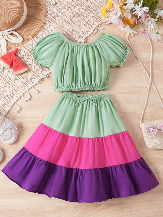 Conjunto de Niña Multicolor