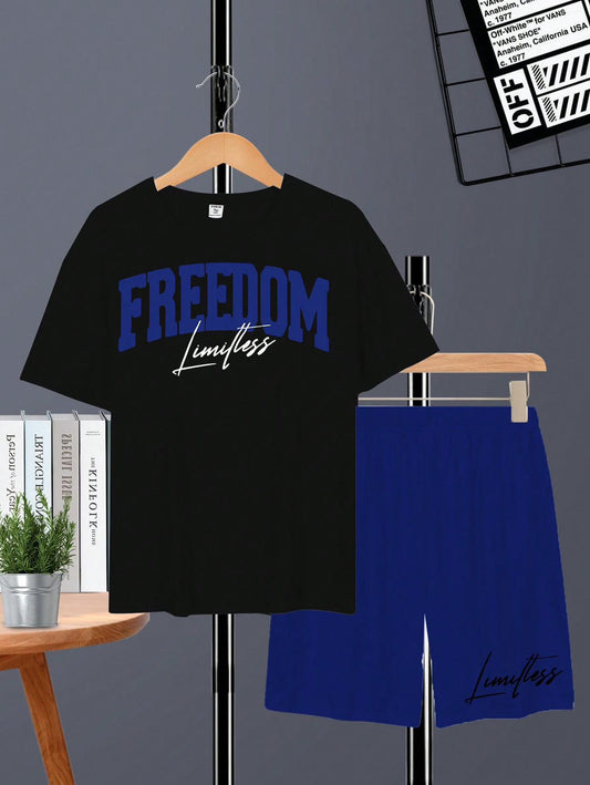 Conjunto Niño AzulNegro Freedom