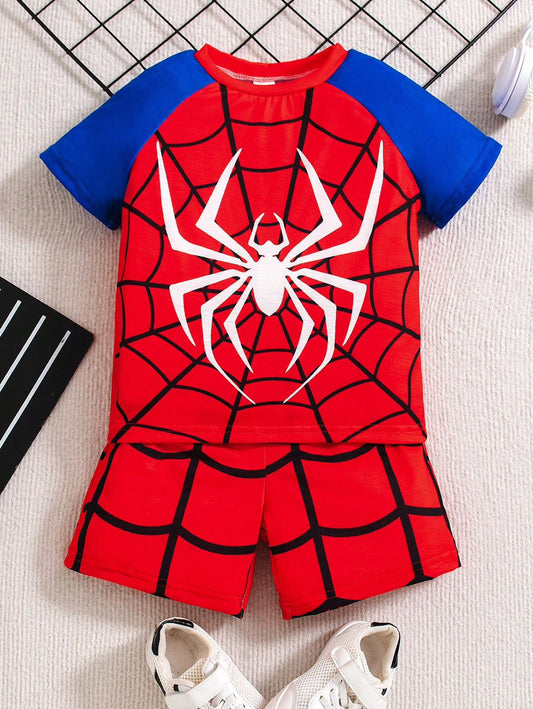 Conjunto Niño Spiderman RojoAzul