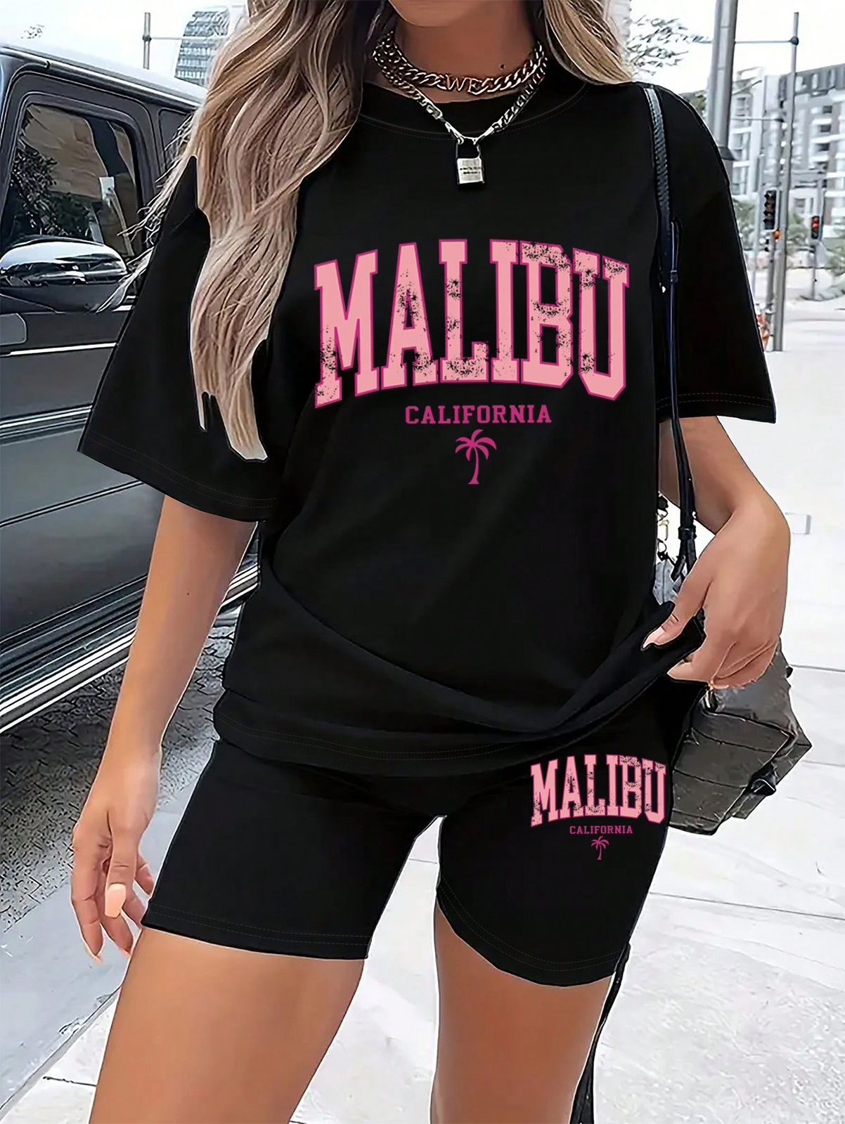 Conjunto Mujer Negro Malibu